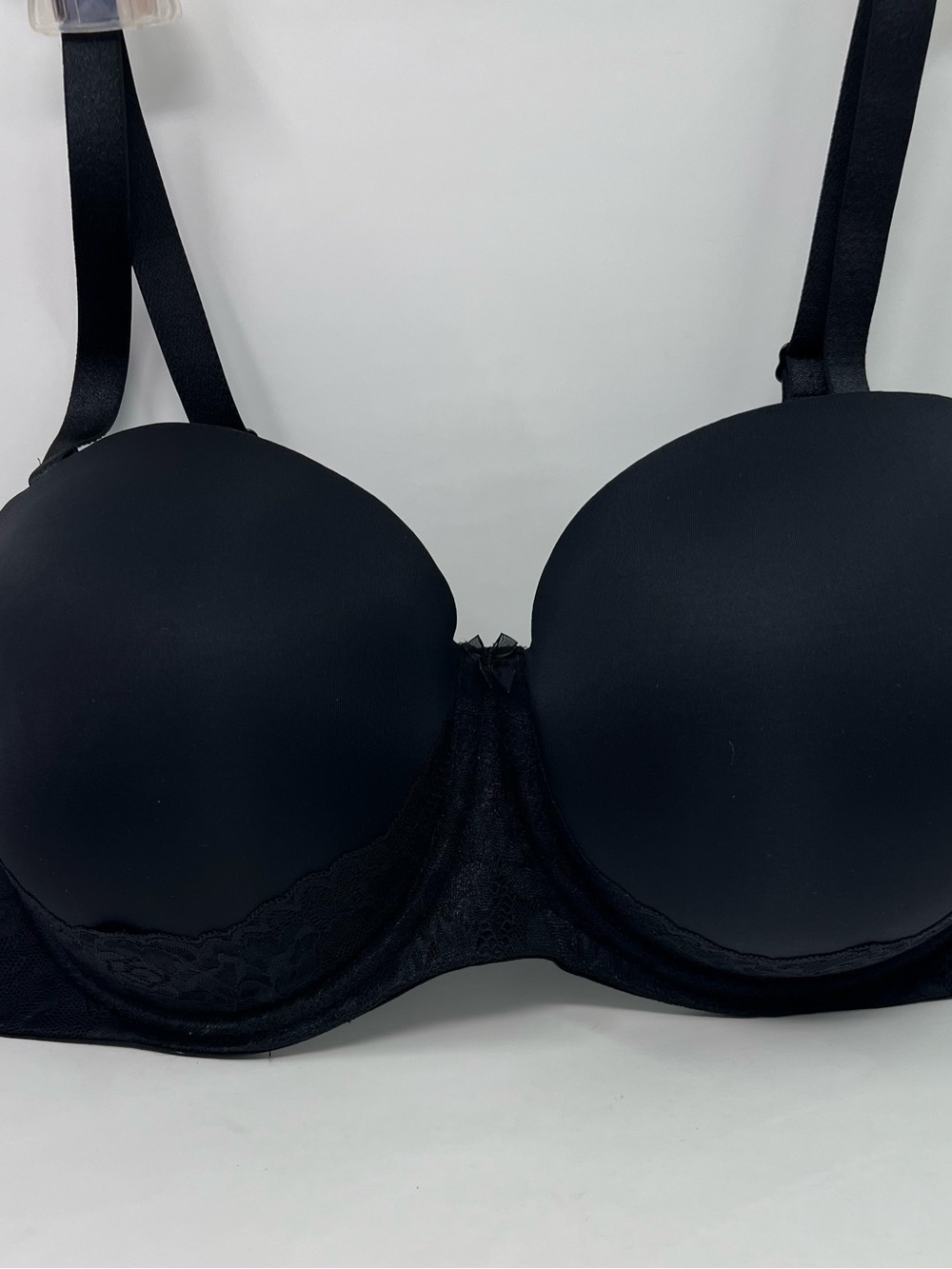 Torrid Curve Push-Up Strapless Bra Black 50C Convertible Multiway Lace NWT